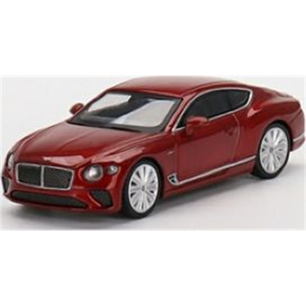 Bentley Continental GT Speed 2022 Candy Red RHD John Ayrey Die Casts
